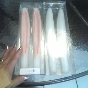 Bunny ear candles 10 inches.  Perfect for Easter.